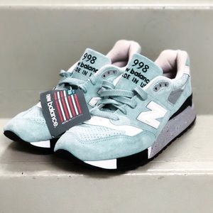 New Balance 998 Custom Cotton Candy Suede Sneakers